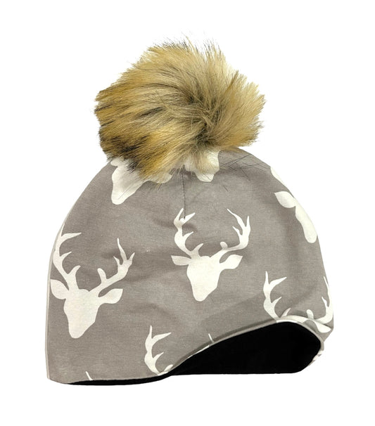 Grey Deer Beanie