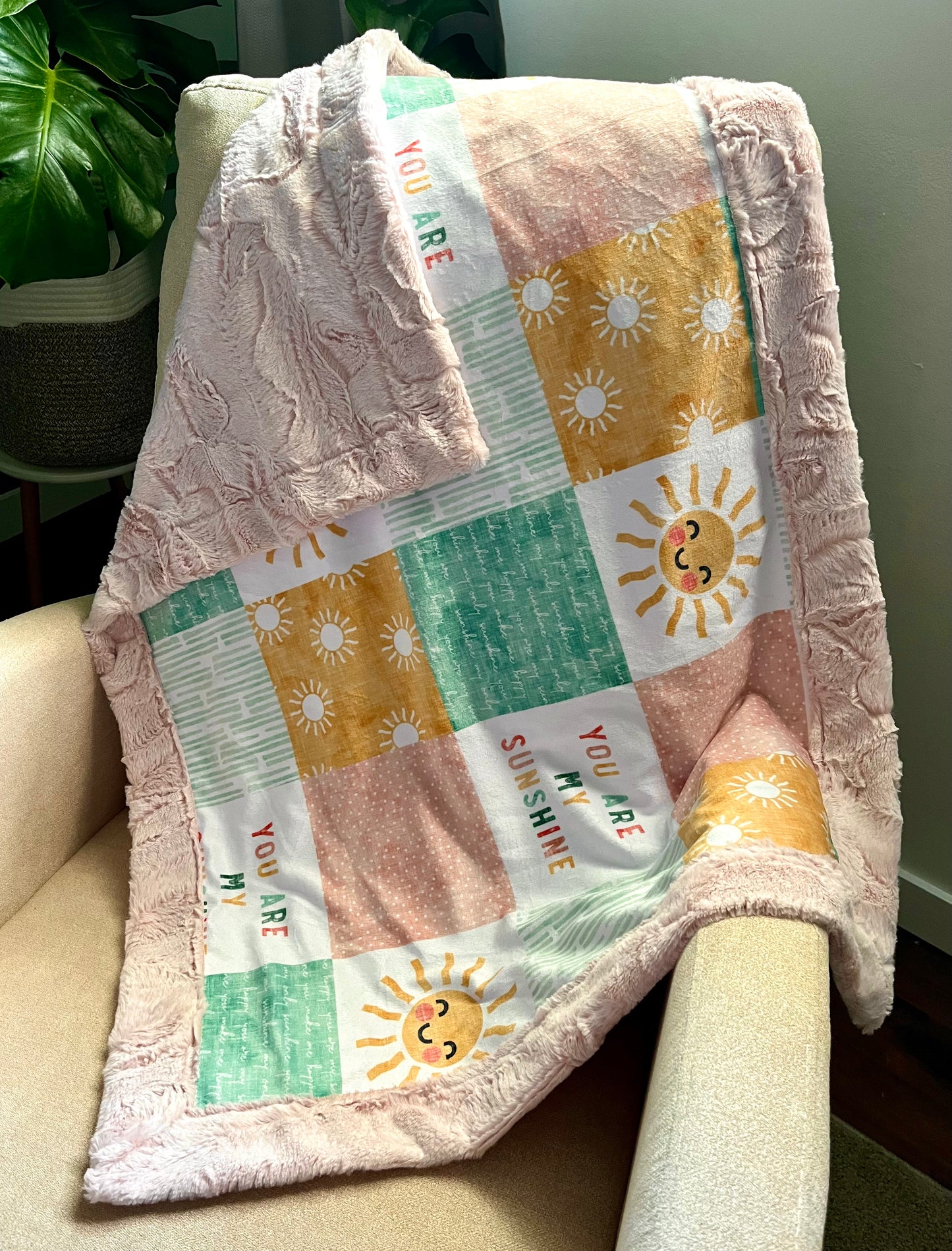 “You Are My Sunshine” Baby Blanket