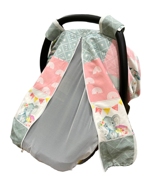 “Sweet Dreams Little One” Summer Car Seat Cover